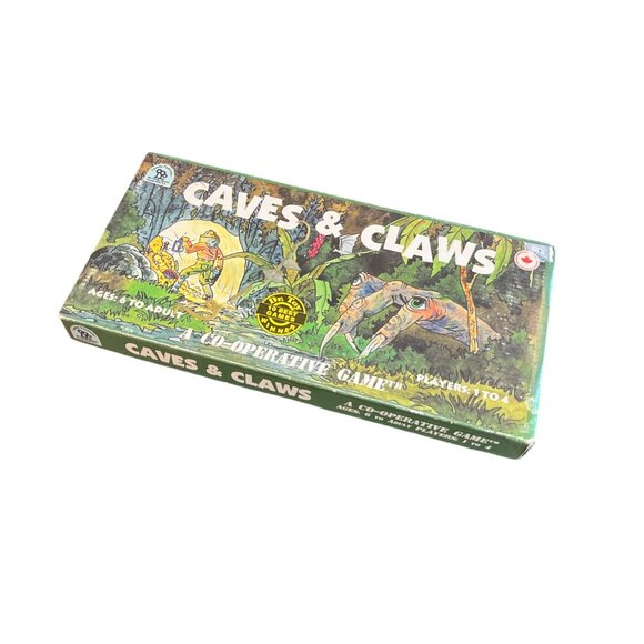 CAVES & CLAWS Vintage Board Game A Co-operative Game 1-4 Players **READ - Picture 3 of 7